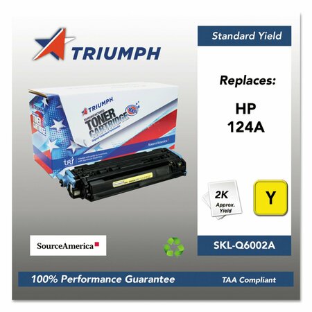 TRIUMPH Remanufactured Q6002A 124A Toner, 2,000 Page-Yield, Yellow 751000NSH0293 SKL-Q6002A